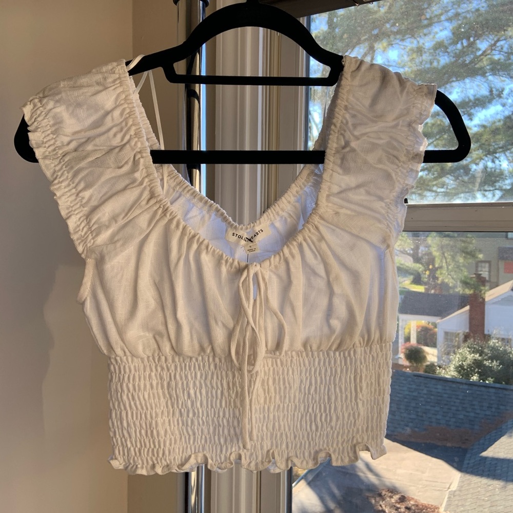 NWT Ruffles crop top